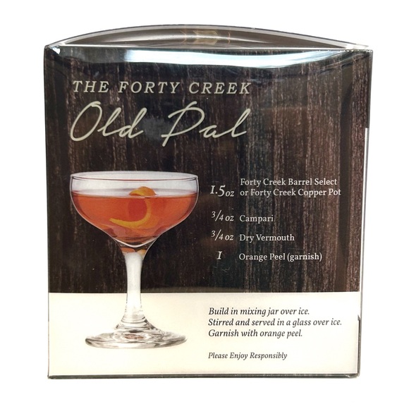 Forty Creek Whisky Ice Molds Dome Ball Bar Mixology Old Pal Drink Black White - Picture 4 of 9